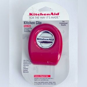 KitchenAid magnet backed kitchen clip New red